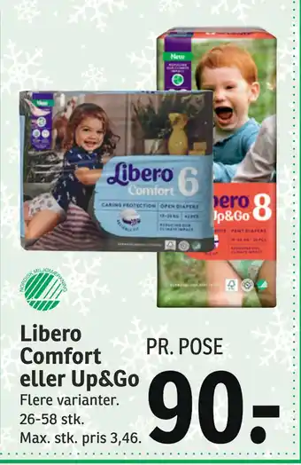 SPAR Libero comfort eller up&go tilbud