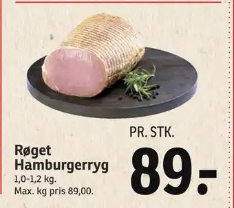 SPAR Røget hamburgerryg tilbud