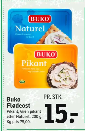 SPAR Buko flødeost tilbud