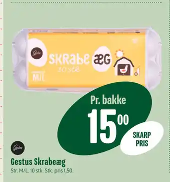 Min Købmand Gestus skrabeæg tilbud