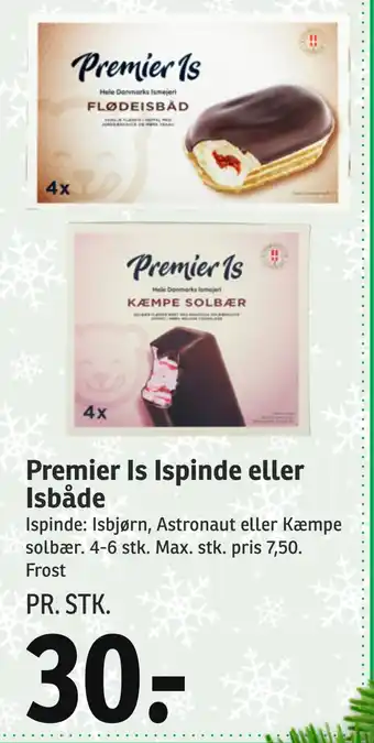 SPAR Premier is ispinde eller isbåde tilbud