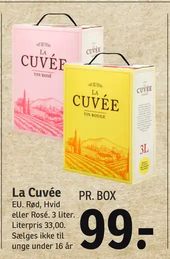 SPAR La cuvée tilbud