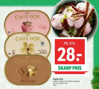 SPAR Carte d'or tilbud