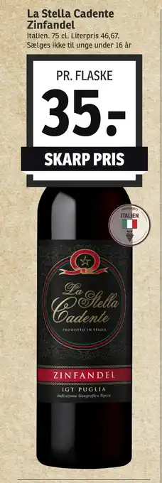 La stella cadente zinfandel