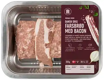 REMA 1000 Farsbrød med bacon, 350 g tilbud