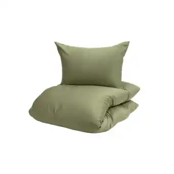 SengeSpecialisten Turiform enjoy bambus sengetøj 140x200/60x63 cm grøn tilbud