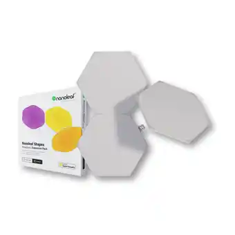 Punkt1 Nanoleaf shapes hexagons udvidelsespakke 3 stk tilbud