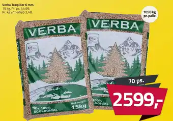 Fleggaard Verba Træpiller 6 mm tilbud