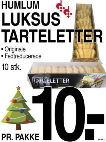 ABC Lavpris HUMLUM LUKSUS TARTELETTER tilbud