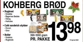 ABC Lavpris KOHBERG BRØD tilbud