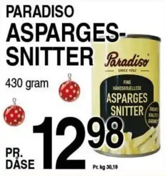 PARADISO ASPARGES-SNITTER