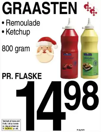 ABC Lavpris GRAASTEN Remoulade Ketchup tilbud