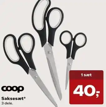 Kvickly Coop Saksesæt 3 Dele tilbud