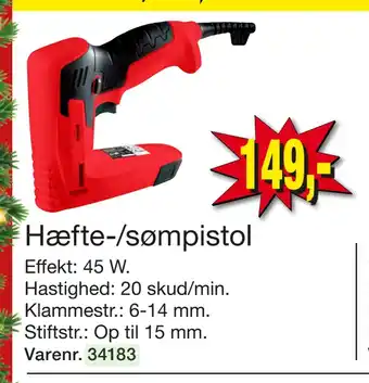Harald Nyborg Hæfte-/sømpistol tilbud