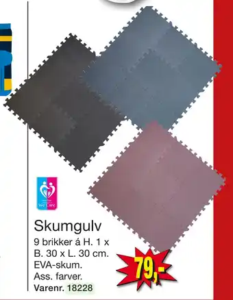 Harald Nyborg Skumgulv tilbud