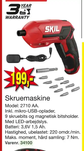 Harald Nyborg Skruemaskine tilbud