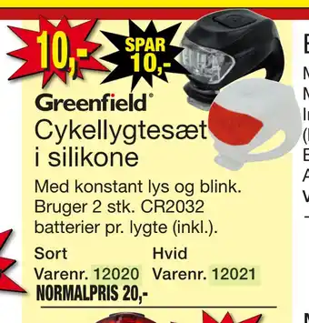 Harald Nyborg Cykellygtesæt i silikone tilbud