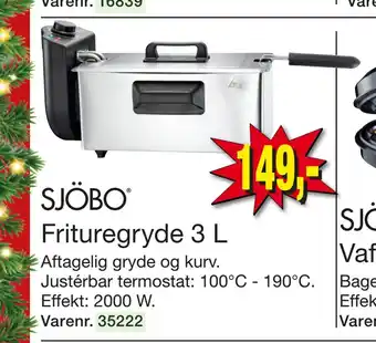 Harald Nyborg Frituregryde 3 l tilbud