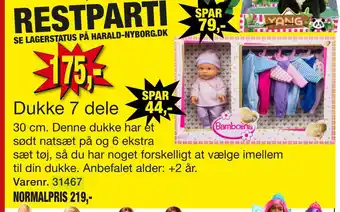 Harald Nyborg Dukke 7 dele tilbud