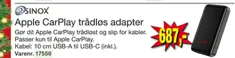 Harald Nyborg Apple carplay trådløs adapter tilbud