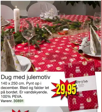 Harald Nyborg Dug med julemotiv tilbud