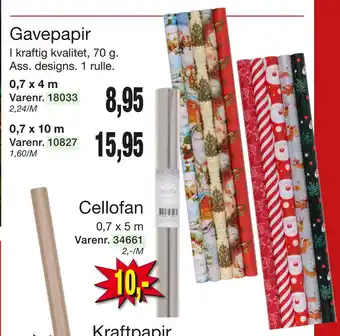 Harald Nyborg Gavepapir tilbud