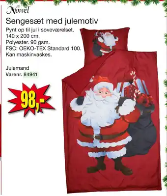 Sengesæt med julemotiv