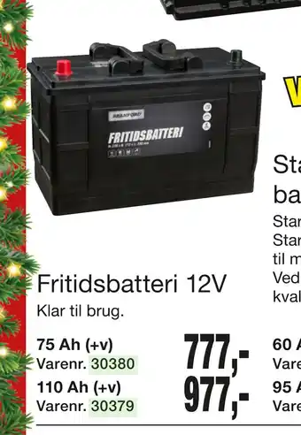 Harald Nyborg Fritidsbatteri 12v tilbud