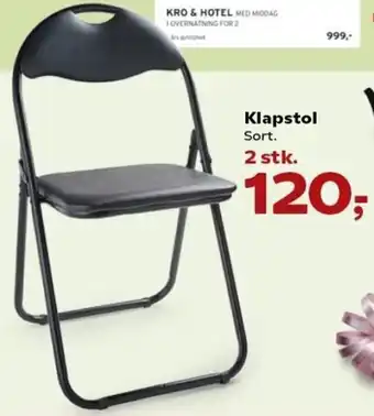 Kvickly Klapstol 2 Stk. tilbud