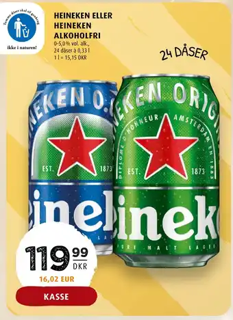 Scandinavian Park Heineken eller heineken alkoholfri tilbud