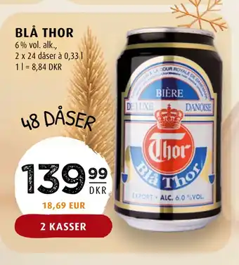 Scandinavian Park Blå thor tilbud