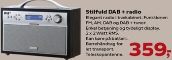 Kvickly Stilfuld Dab + Radio tilbud