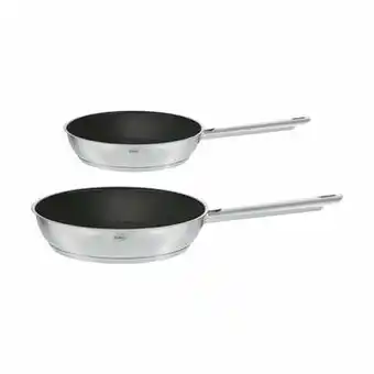 Rösle elegance stegepande - 2 stk. - ø 20/28 cm - rustfrit stål - keramisk non-stick