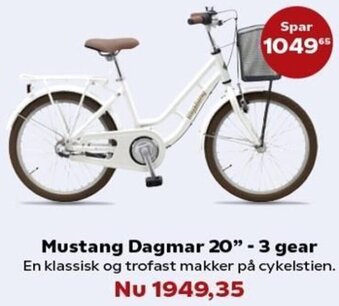 Kvickly Mustang Dagmar 20 3 Gear tilbud