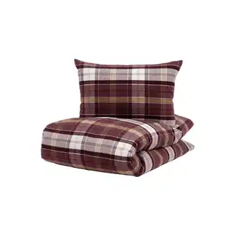 SengeSpecialisten Borås cotton antonio sengetøj 140x200/60x63 cm aubergine tilbud