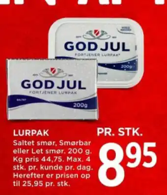MENY LURPAK tilbud