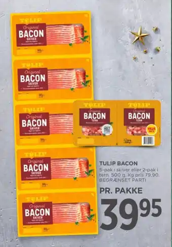 MENY TULIP BACON tilbud
