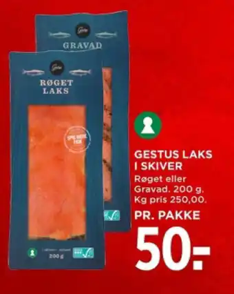 MENY GESTUS LAKS I SKIVER tilbud