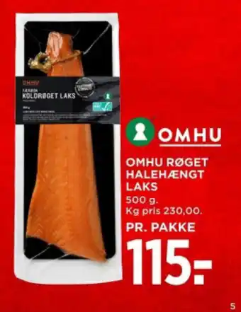 MENY OMHU RØGET HALEHÆNGT LAKS tilbud