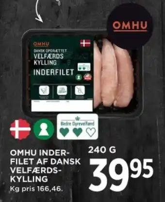 MENY OMHU INDER-FILET AF DANSK VELFÆRDS-KYLLING tilbud
