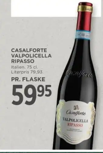MENY CASALFORTE VALPOLICELLA RIPASSO tilbud