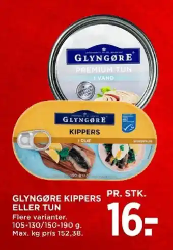 MENY GLYNGØRE KIPPERS ELLER TUN tilbud