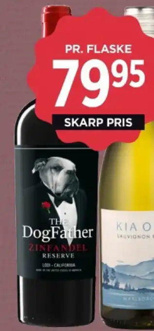 MENY THE DOGFATHER ZINFANDEL LODI RESERVE tilbud