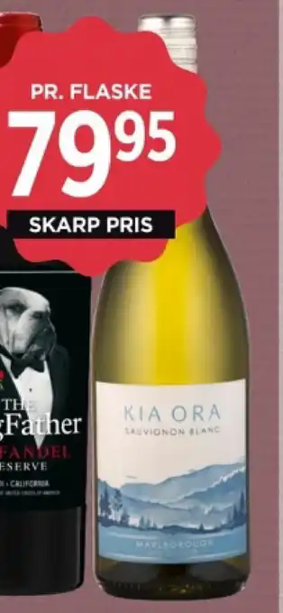 MENY KIA ORA SAUVIGNON BLANC MARLBOROUGH tilbud
