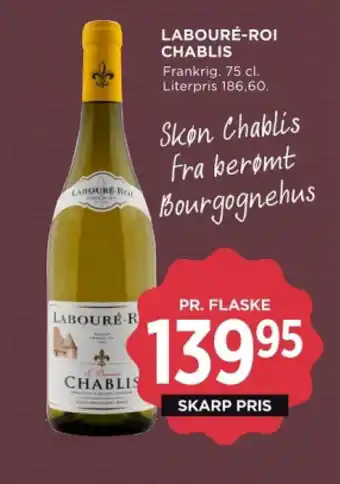MENY LABOURÉ-ROI CHABLIS tilbud