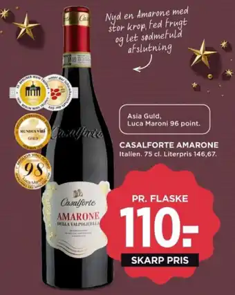 MENY CASALFORTE AMARONE tilbud