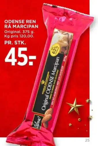 MENY ODENSE REN RÅ MARCIPAN tilbud