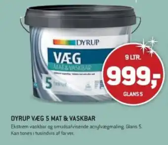 XL-BYG DYRUP VÆG 5 MAT & VASKBAR tilbud