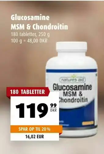Scandinavian Park Glucosamine MSM & Chondroitin tilbud