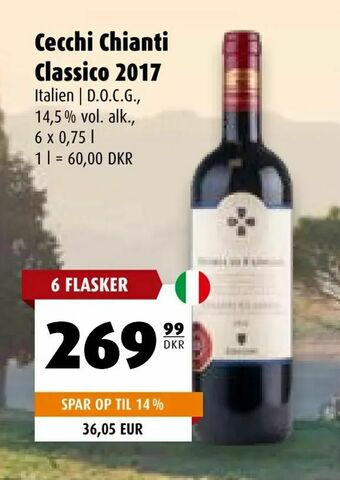 Scandinavian Park Cecchi Chianti Classico 2017 tilbud